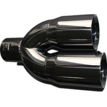 Stainless Steel Black Colour Dual Exhaust Tips